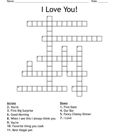 Two or more clue answers mean that the clue has appeared multiple times throughout the years. LOVE New York Times Crossword Clue Answer. ADORE. This clue was last seen on NYTimes December 31, 2021 Puzzle. If you are done solving this clue take a look below to the other clues found on today's puzzle in case you may need help …